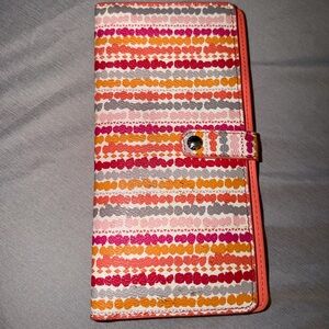 Vera Bradley Confetti Stripe Wallet